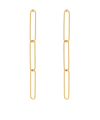 GS PAPER CLIP DROP EARRING