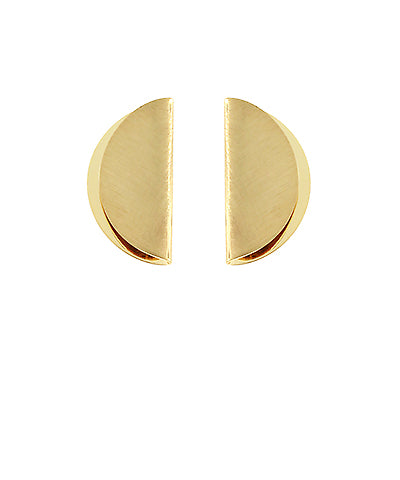 GS GEO FOLD DISC EARRING