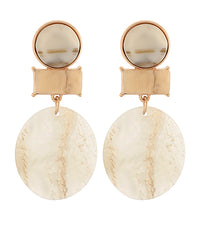 GS OVAL MULT SHAPE EARRING
