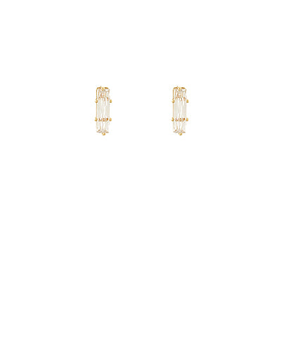 GS BAGUETTE BAR SHAPED STUD
