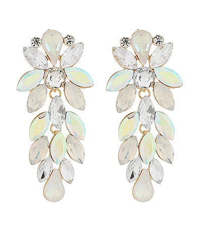 GS JEWELED MULTI TEARDROP EARRING