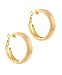 GS BRASS HOOP EARRING