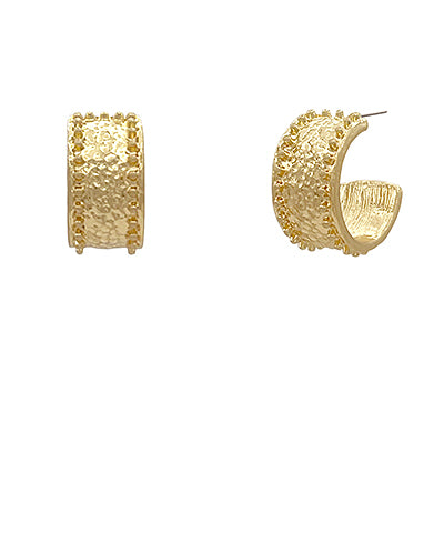 GS WIDE & HAMMERED HOOPS