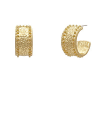 GS WIDE & HAMMERED HOOPS