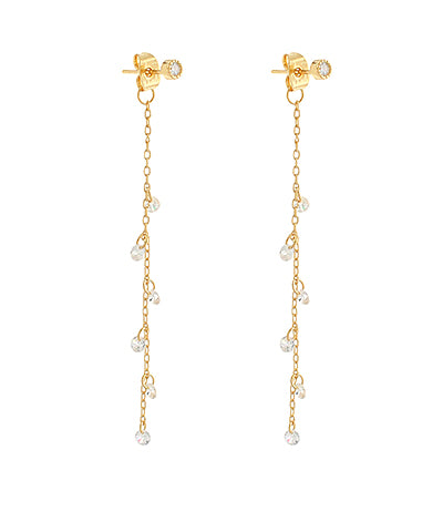 GS GLASS PEAKABOO DANGLE EARRING