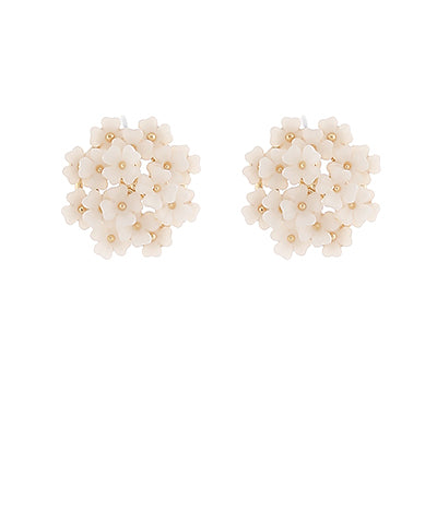 GS BRIDAL FLOWER CLUSTER EARRING