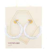 GS TEXTURED OPEN HOOPS