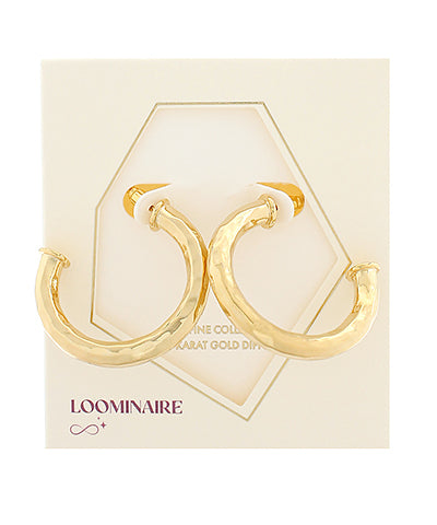 GS TEXTURED OPEN HOOPS