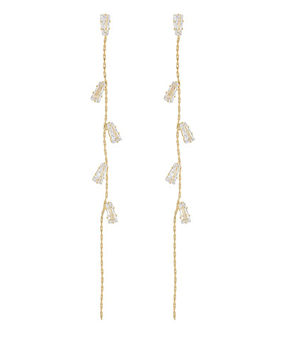 GS BAGUETTE STATION LONG EARRING