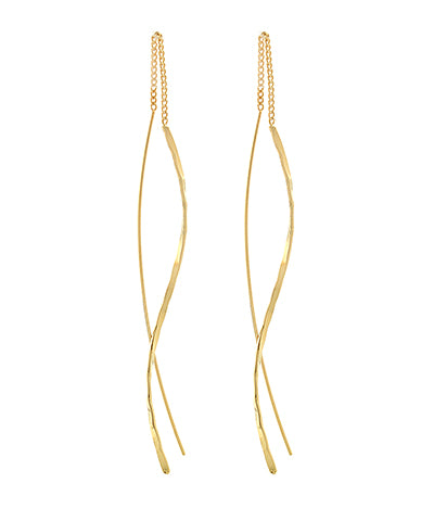 GS CURVED WIRE EARRING