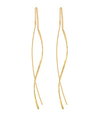 GS CURVED WIRE EARRING