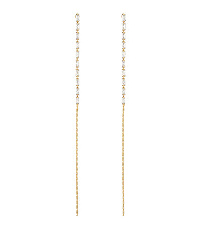 GS BAGUETTE LONG EARRINGS