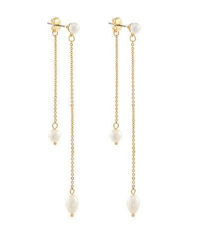 GS PEARL CHARM EARRING