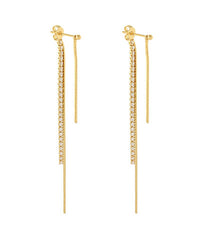 GS 3 LAYERED CHAIN EARRINGS