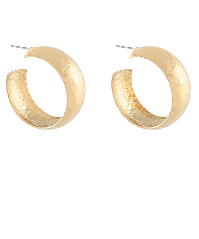 GS HAMMERED HOOPS