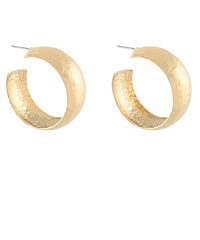 GS HAMMERED HOOPS