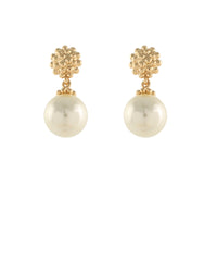 GS 15MM PEARL DANGLE EARRINGS