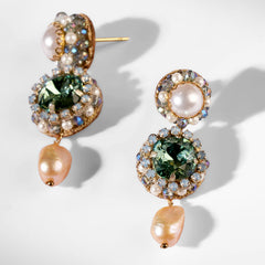 DEEPA GURNANI MUKTA EARRINGS