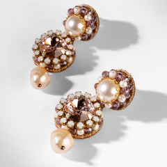 DEEPA GURNANI MUKTA EARRINGS