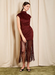 SAYLOR ASTELLE FRINGE DRESS