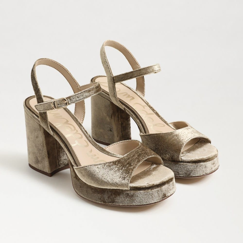 SAM EDELMAN FLEUR CHUNKY HEEL WEDGE