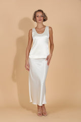 JESSIE LU ACETATE SLEEVELESS TOP