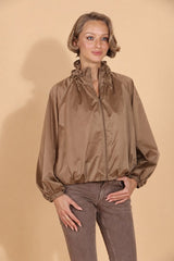 JESSIE LU FULL ZIP BLOUSON JACKET