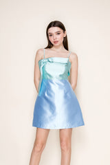 B.RIGHT STRAPLESS MINI DRESS