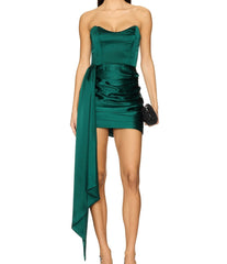 KATIE MAY CHASING DAWN SOLID MINI DRESS