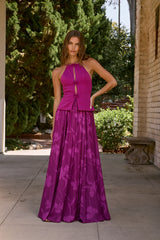 KATIE MAY TABITHA BODICE SLIT FRONT GOWN