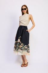 EN SAISON IRIS MIDI SKIRT