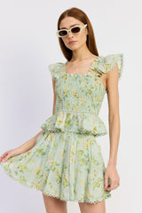 EN SAISON RYLEE PEPLUM TOP
