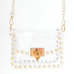 BE CLEAR JACKIE PURSE