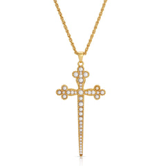 JOY DRAVECKY ATHENA CROSS NECKLACE