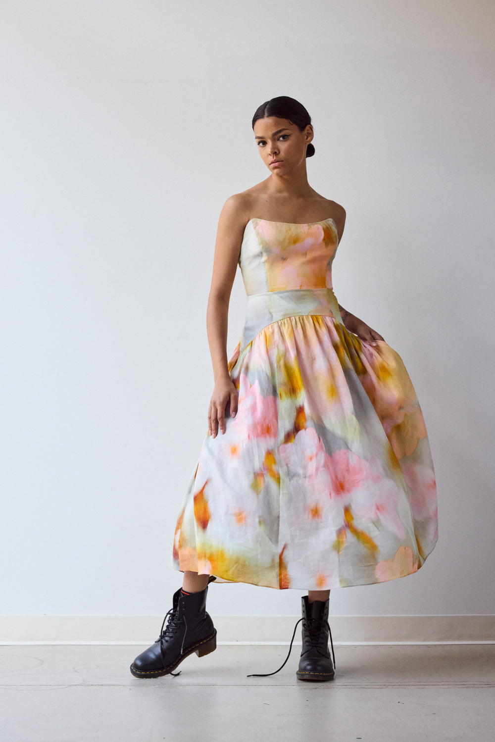 HOPE FOR FLOWERS STRAPLESS FROCK