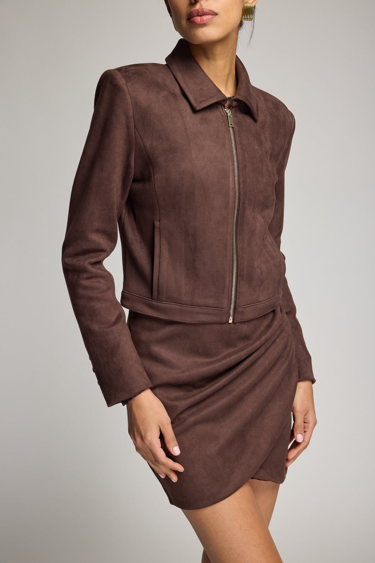 GENERATION LOVE LOLA VEGAN SUEDE JACKET