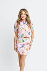 KARLIE TOUCAN FRUIT SCALLOP BUTTON TOP