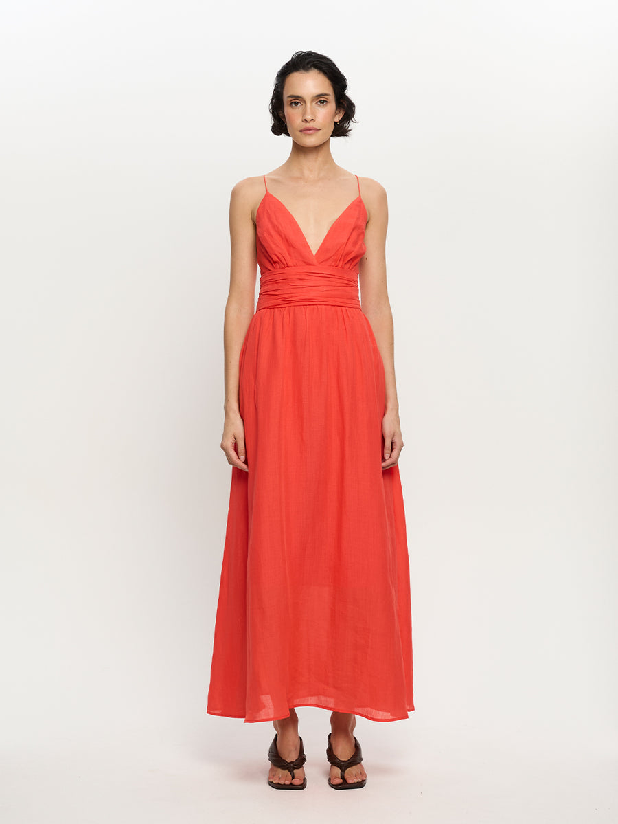 KIVARI NALA STRAPPY MAXI DRESS