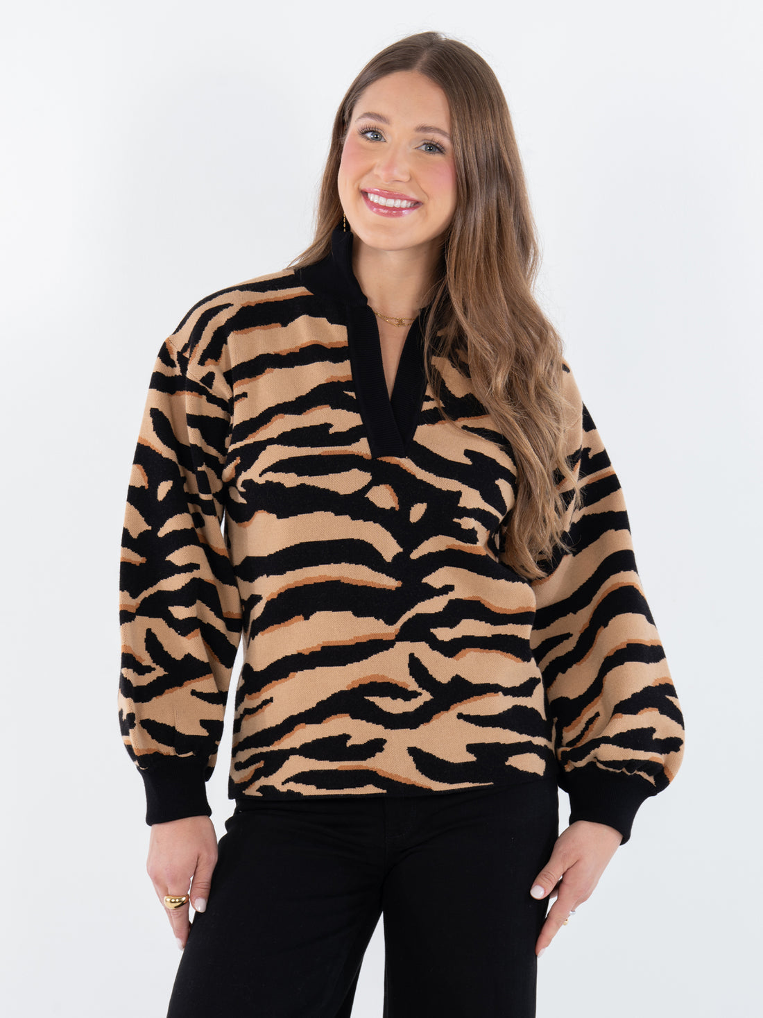 EMILY MCCARTHY LOLLI PRINT SWEATER