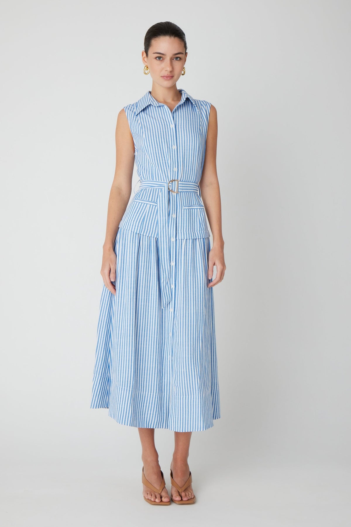JS71 LORIN STRIPED DRESS
