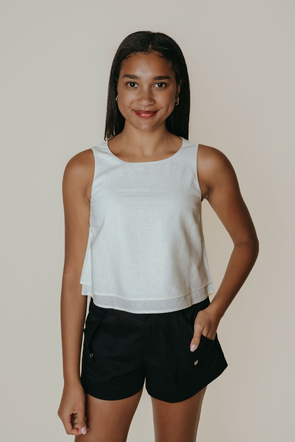 LAROQUE JUNE SLEEVELESS TOP