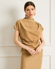 LINE & DOT COOPER TOP