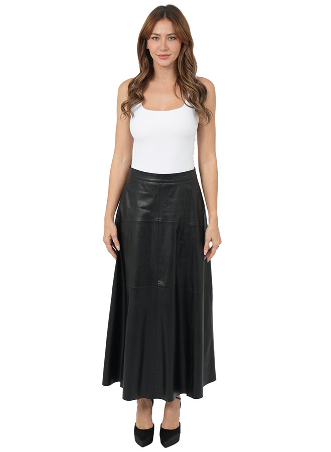 LOVE TOKEN NORA PU SKIRT