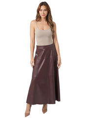 LOVE TOKEN NORA PU SKIRT