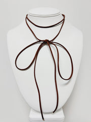 LINKANDLOVE LUX SUEDE WRAP NECKLACE