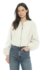 DREW VIOLETTE ZIP UP