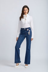 OOLALA MULTI TIE FRONT BLOUSE
