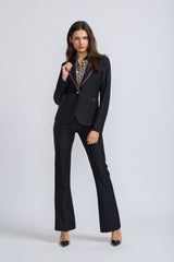 OOLALA ONE BUTTON BLAZER W TRI