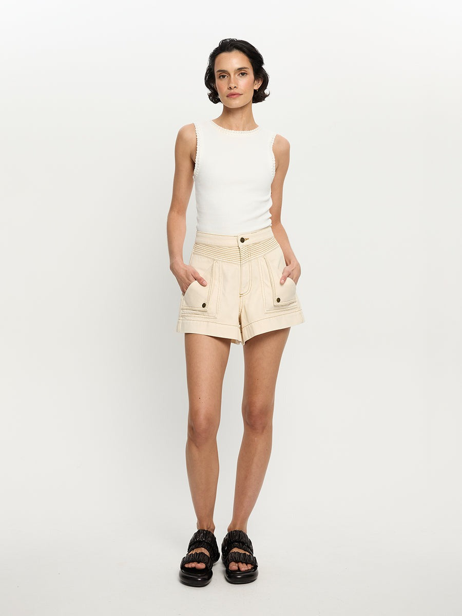 KIVARI CELENE DENIM SHORT