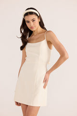 MINKPINK MAEVE TIE MINI DRESS